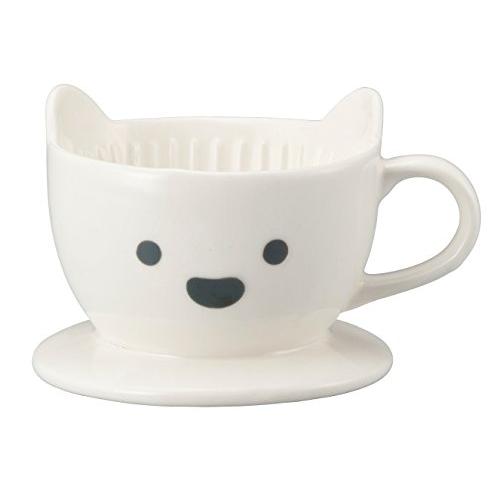 サンアート かわいい食器 「 白くま 」 コーヒー ドリッパー 直径13.5cm 白 SAN2542...