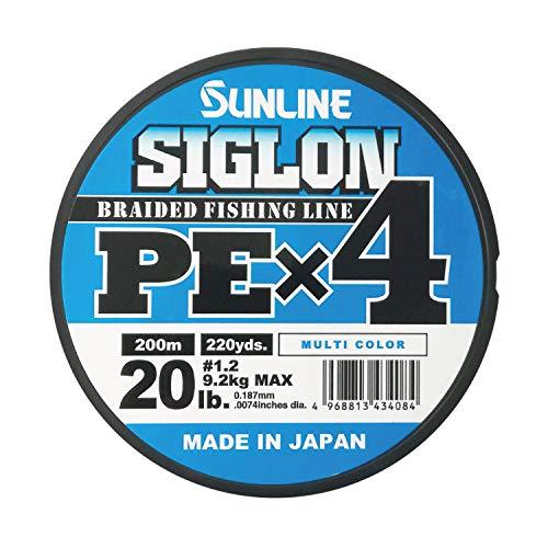 サンライン(SUNLINE) ライン シグロン PEx4 200m 5色 1.2号 20LB J