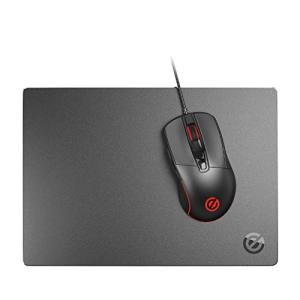 エレコム マウスパッド ゲーミング アルミ [滑り性が高く、重厚感のあるマウスでもスムースな操作を実現] ブラック MP-GALBK｜hapitize