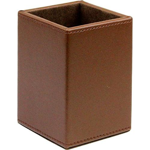 WRC ペン立て レザー ブラウン ペンスタンド WL-PEN-BR