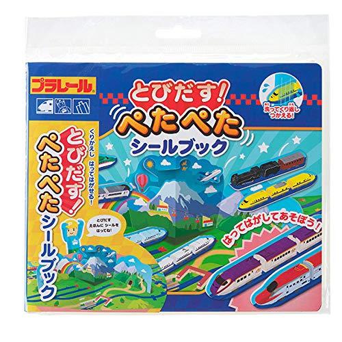 ギンポー 銀鳥産業 プラレール とびだす! ぺたぺた シールブック 24枚入り TT-PTPF