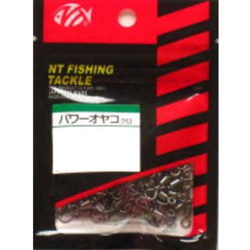 NTスイベル(N.T.SWIVEL) パワーオヤコ ブラック ハンガーパック 50個入 #2×3