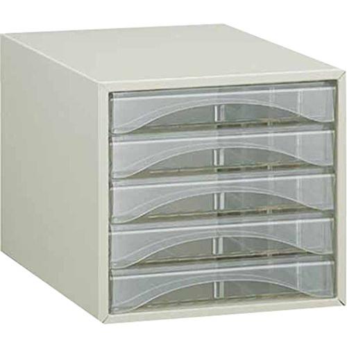 TRUSCO(トラスコ) レターケース A4型・浅型タイプ 5段 A4S5P