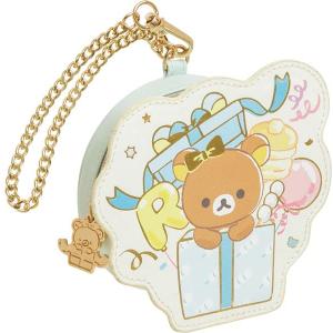 サンエックス リラックマ 「にこにこHappy for you」 ダイカットコインケース CK68401｜hapitize