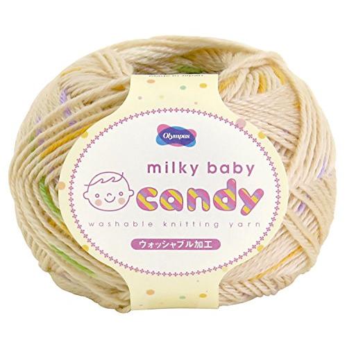 オリムパス製絲(Olympus Thread) ミルキーベビー キャンディ 毛糸 合太 col.20...