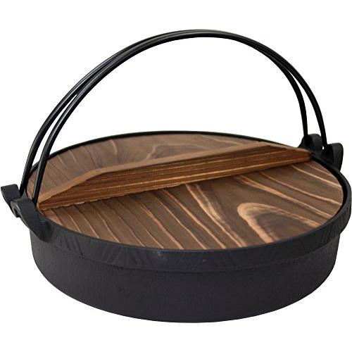 池永鉄工 南部鉄器 すき焼き鍋 IH・ガス火 日本製 鉄鍋 炒め物 鉄分補給 26cm すき鍋 いろ...