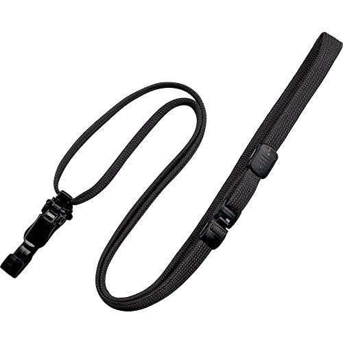 オープン工業 名札用 ストラップ 脱着式 10本 黒 NX-8-BK