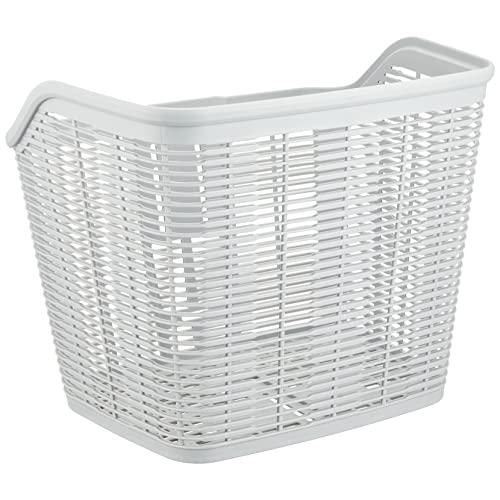 オージーケー技研 まえ用バスケット FB-002 (まえ用バスケット )ライトグレー 自転車用