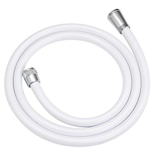 ガオナ これカモ シャワーホース 取替用 1.1ｍ(アダプター付 ほとんどのメーカーに対応 ホワイト...