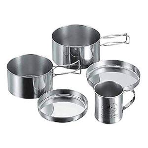 キャプテンスタッグ キャンピングステンレス 食器マグカップセット M-8578｜hapitize