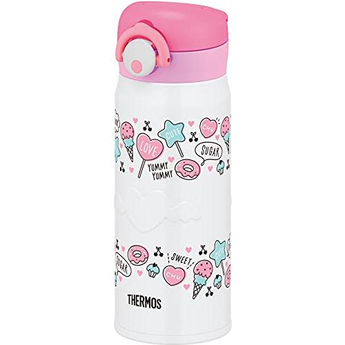 サーモス 水筒 真空断熱ケータイマグ 400ml ホワイトピンク JNR-401 WH-P