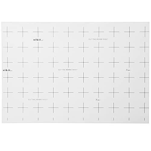 アンドエヌイー(&amp;NE) 使い捨て まな板シート 50枚入り 日本製 nikii 3cm角 目盛り ...