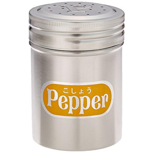 遠藤商事 業務用 調味缶 小 (アクリル蓋付) P缶 (こしょう) 18-8ステンレス・ポリプロピレ...