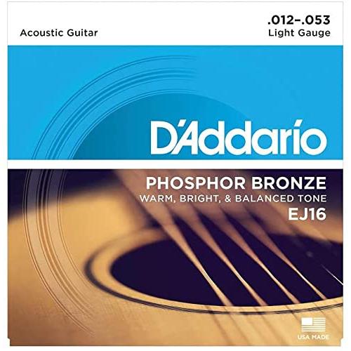 D'Addario ダダリオ アコースティックギター弦 フォスファーブロンズ Light .012-...