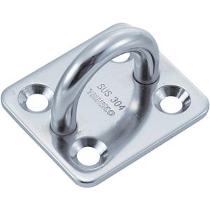 TRUSCO(トラスコ) アイプレート ステンレス製 12mm (1個=1袋) TIP-12｜hapitize