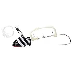 シマノ(SHIMANO) サーベルマスター 船テンヤ ゲキハヤ 50号/M 紫ゼブラ夜光 PN-US1S｜hapitize