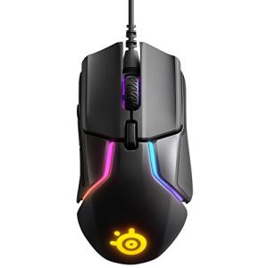 SteelSeries ゲーミングマウス 有線 デュアルセンサー 重量・重心カスタマイズ機能 32ビットARM プロセッサー搭載 Rival 6｜hapitize