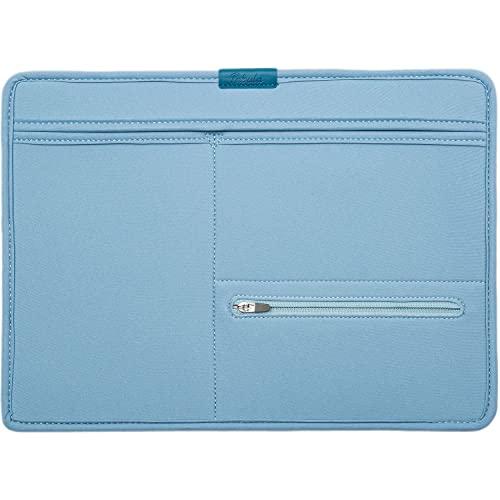 クツワ 収納 バッグインバッグ タブラワイド ファイル水色 TA003BL