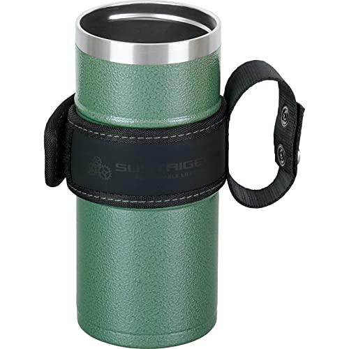 和平フレイズ 冷たさ持続 缶クーラー 500ml グリーン タンブラーとしても使える 持ち手ベルト付...