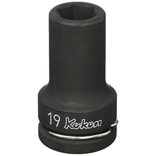 コーケン 3/4(19mm)SQ. インパクト6角セミディープソケット(薄肉) 19mm 16301...