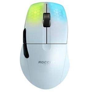 ROCCAT ゲーミングマウス Kone Pro Air ワイヤレス 2.4GHz/Bluetooth ホワイト/白 光学式/19K/オプティカ｜hapitize