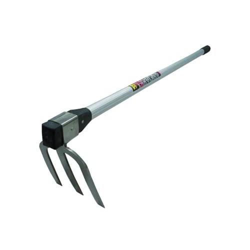 【柄と頭が固定式なので打ち付け不要】楽々印 超軽量備中鍬 ステンレス 1050mm柄