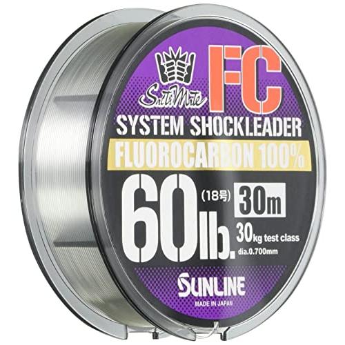 サンライン(SUNLINE) ハリス ソルティメイト システムショックリーダーFC 30m 18号 ...