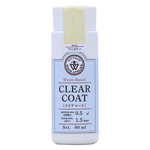 和信ペイント 水性ウレタンニス ウッドアトリエ クリアコート 90ml 800702 木部をコーティ...