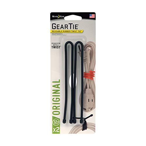 NITEIZE(ナイトアイズ) ギアータイ 12インチ 2個入 ブラック GT12-2PK-01 (...