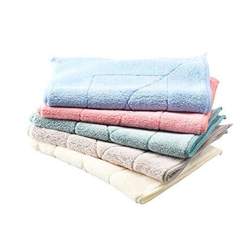 日本クリンテック ふわふわ厚手 マイクロファイバークロス 5枚 幅30cm 長さ20cm マイクロフ...