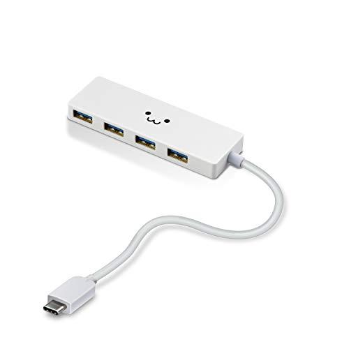 エレコム usbハブ USB3.1 Gen1 Type-C Aメス4ポート バスパワー 15cmケー...