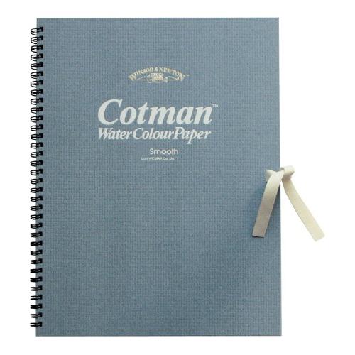 ウィンザー&amp;ニュートン コットマン スケッチブック 細目 F6 318x410mm (18枚)