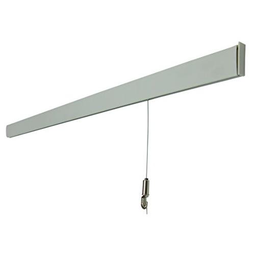 福井金属工芸 レールサン ピクチャーレール 幅65cm スタイリッシュ ボール式 白色ミニワイヤーセ...