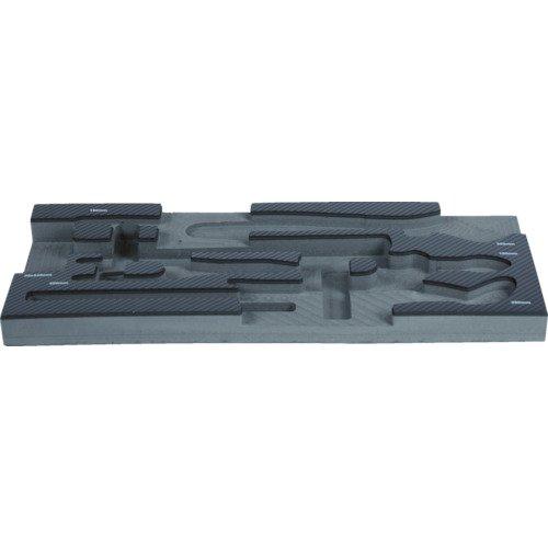 TRUSCO(トラスコ) EVAフォーム 黒×灰 3段式工具箱用 TIT44SRF3