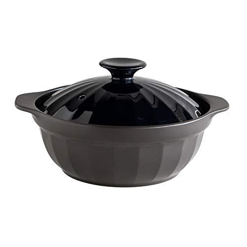 TAMAKI 土鍋 サーマテック カーサ 4-5人用 ネイビー 直径32.8×奥行28.5×高さ14...