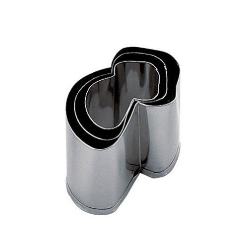 遠藤商事 業務用 抜型3個セット 松茸 18-8ステンレス 日本製 BNK6801