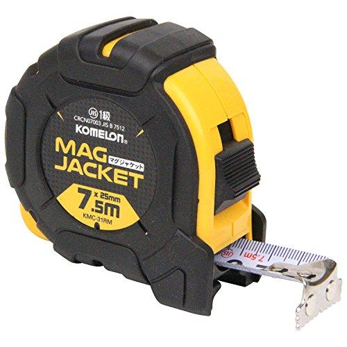 Komelon コメロン コンベックス マグジャケット 25 テープ幅25mm 7.5M KMC-3...