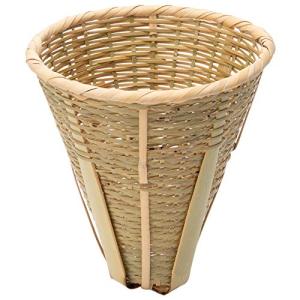 萬洋 振りザル 竹製 柄なし 直径×深さ(mm)170×178 プロ用 業務用 AHLZ501｜川西ストア