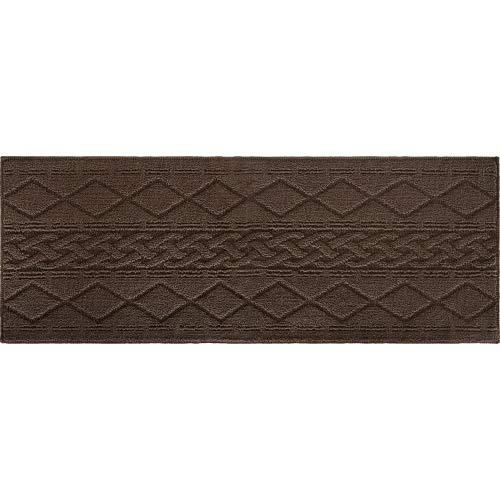 オカトー キッチンマット インテリアマット ブラウン 45×120cm サニー 120