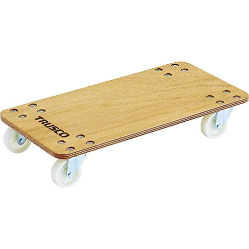 TRUSCO(トラスコ) 合板平台車プティカルゴ 600×300 ナイロン車 PC-3060