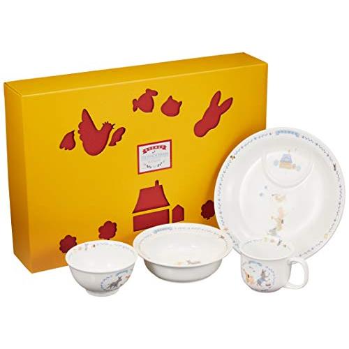 NARUMI(ナルミ) 子供用 食器セット ブレーメン ブルー 4点セット すくいやすい食器 出産祝...