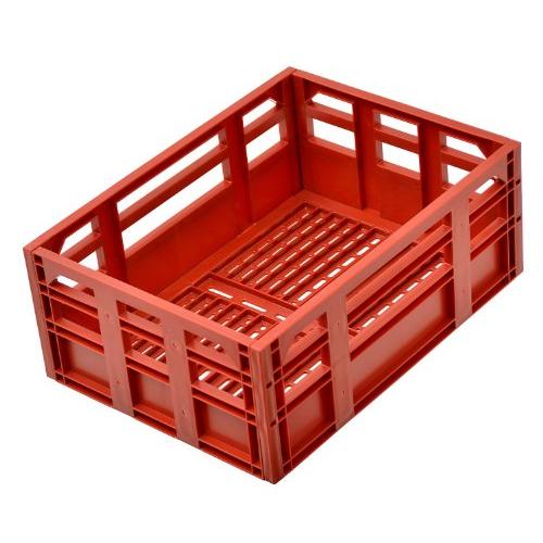 オージーケー技研 うしろ用バスケット SPB-001(コンテナバスケット )レト ロレッド 自転車用