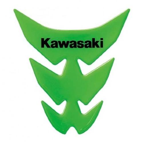 KAWASAKI (カワサキ純正アクセサリー) カワサキタンクKawasakiパッドライムグリーン ...