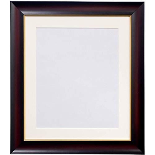 FUJICOLOR 木製額 肖像額 S10 4切 ブラウン 407208