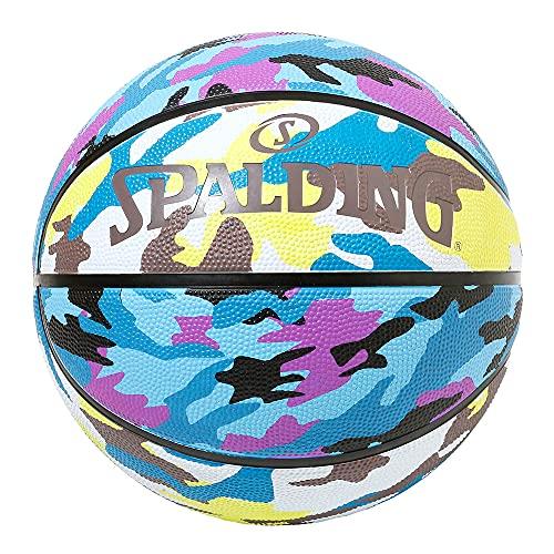 SPALDING(スポルディング) バスケットボール マルチカモ ブルー×ブラウン 5号球 84-4...