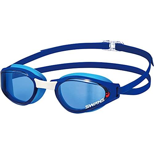 [スワンズ] 日本製 スイミングゴーグル アセンダー SR-81NPAF NAV ネイビー×スカイブ...