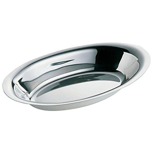 和田助製作所 日本製 ステンレスカレー皿 12インチ 喫茶店 カレーショップ レトロ ミラー仕上げ ...