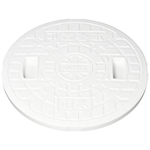 城東テクノ Joto 雨水マス用丸蓋白穴無し 250型 JM-250ULW