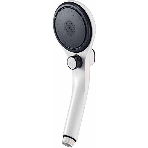 SANEI アジャストシャワーヘッド 手元ボタンで勢い調節と一時止水 節水効果 ブラック PS303...