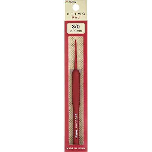 Tulip チューリップ 編み針 『ETIMO Red (エティモレッド) クッショングリップ付きか...